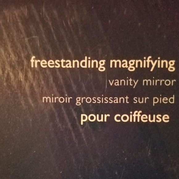 AVON Reps! Freestanding Acrylic Magnify Mirror - Picture 2 of 4